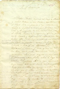 Petition of Rafael Gallardo for grant of parcel for vineyard, 1836