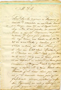 Petition of Antonio Aguila for grant of vineyard parcel, 1836