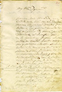 Petition of Francisco Ruiz for agricultural land, 1846