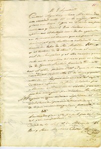 Petition of Juan Martines and Cristoval Aguilar for agricultural land, 1846