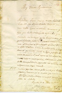 Petition of Alejandro Lopes for deed to land vacated by Francisco Limon, 1846