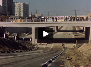 LAPD film (Can 6) freeway opening, 1950