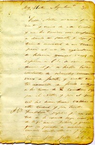 Petition of Pedro Abila for agricultural land, 1846