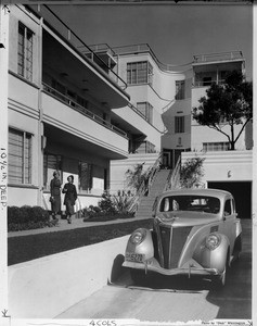 Apartment house, 520 N. Rossmore St., Los Angeles, 1936