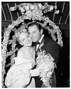 Peggy Lee wedding, 1953