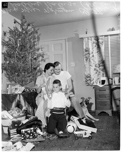 Clutter family Christmas, 1954