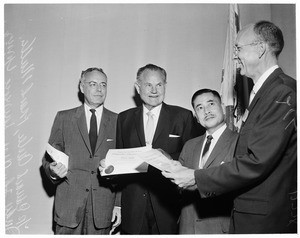 Hollywood High School alumni class reunion, 1960