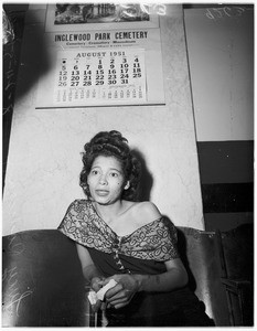"$100 A Day Dope Fiend"--1951 photographer's note