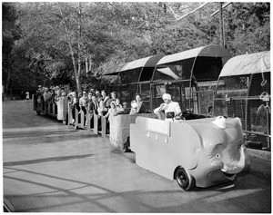 New zoo bus service, 1960