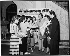 Youth for Christ Christmas program, 1953