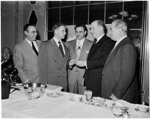 Netherlands awards at Saints and Sinners Club, 1952