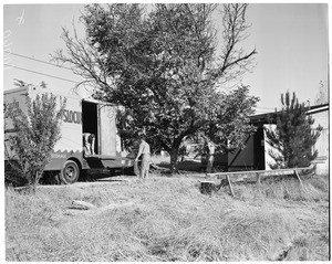 Dulinow eviction (6300 Shoup, Canoga Park), 1953