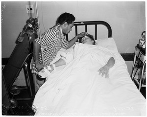 Sniper victim (hospital), 1958