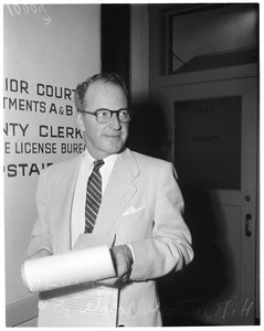 New judge (Pasadena), 1953