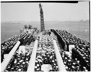 Change of Command (Cruiser Los Angeles), 1953