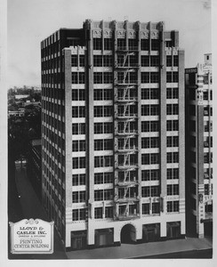 Printing Center Building, 417 E. Pico St. (1220 Maple Avenue), Los Angeles, ca.1926