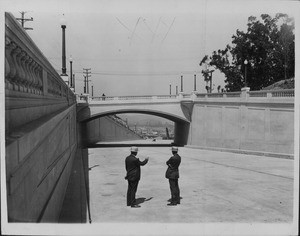 The first part of the $2,000,000 Glendale-Hyperion Bridge has been completed