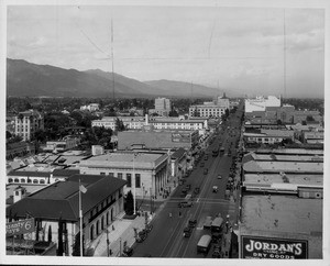 Colorado Boulevard from Marengo Avenue, 1930