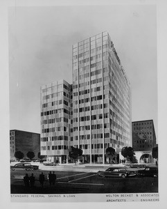 Standard Federal Savings Building addition, Wilshire & Grand St., Los Angeles