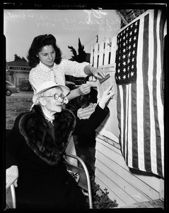 100 Year old voter, 1954