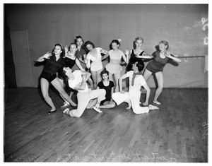 Tryouts for "Die Flederamaus" opera, 1951