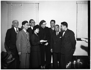 Five Judges of Japan's Supreme Court Secretarist, 1951