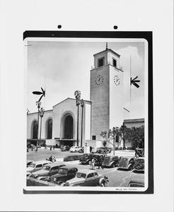 Union Station Depot, Alameda St., old Chinatown, downtown Los Angeles, 1951