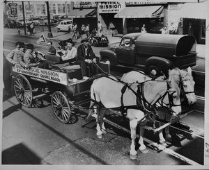 Union Mission Gospel Wagon, Los Angeles, 1954