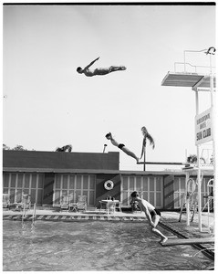 Sadler's Wells Ballet--at Ambassador pool, 1953