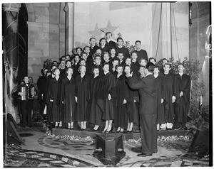 Fifth annual Christmas program for all employees of the City of Los Angeles, 1953