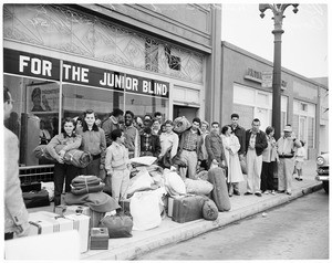 Blind kids go to camp, 1954