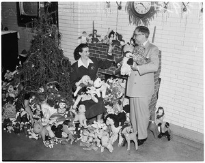 Christmas dolls (County Jail), 1953