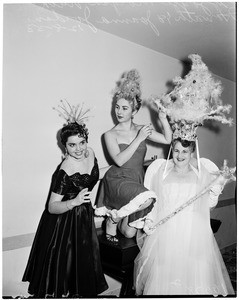 Christmas hair styles, 1953