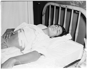 Stab victim (General Hospital), 1953