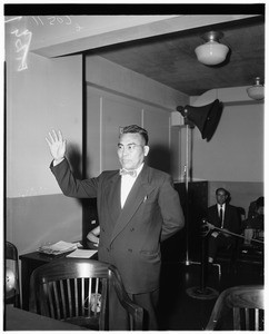 Un-American activities hearing, 1955