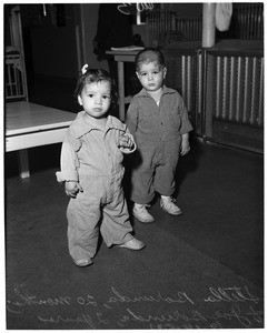 Man and wife arrested for "keeping untidy house", 1953