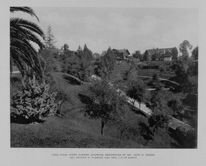 View from Upper Garden of Busch Gardens, ca. 1910-1940