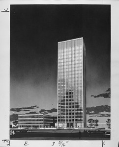 Pacific Tower, Wilshire Blvd., Los Angeles, 1961