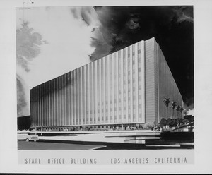 New Los Angeles State Office Building, 1st, Broadway & Hill St., 1957