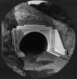 Sepulveda Tunnel portal, 1930