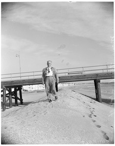 Seal Beach erosion, 1953