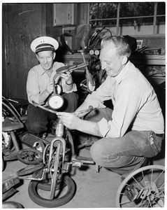 Toys for needy (Fontana Fire Department), 1953