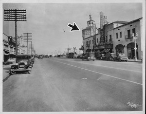 Looking east on Whittier Boulevard, Los Angeles, 1930