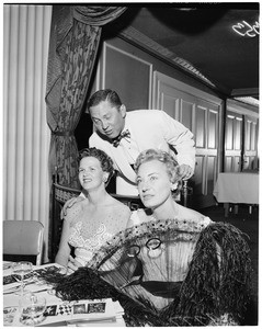 Fashion group Venetian party, 1955