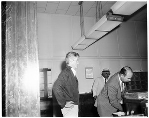 Burglar captured by Judge Stevens, 1960