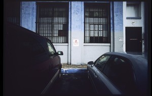 Industrial buildings along East 60th Street between Avalon Boulevard and South Central Avenue, Los Angeles, 2004