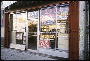 Commercial strip on Western Avenue and 6th Street, (with panorama from one block west of Western Avenue from south side of street, West Jefferson Boulevard, Alhambra Avenue around Warwick Avenue, Los Angeles, 2004