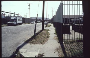 Industrial and residential buildings along Bandera Street, Vernon, 2002