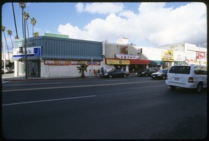 Commercial strip along West 6th Street and Western Avenue, Los Angeles, 2004