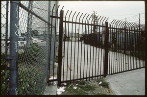 Industrial and residential buildings along South Normandie Avenue and South Budlong Avenue between West 58th Street and West Slauson Avenue, Los Angeles, 2003